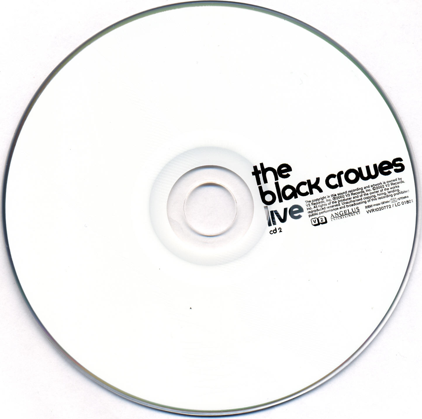 The Black Crowes  Live : CD2